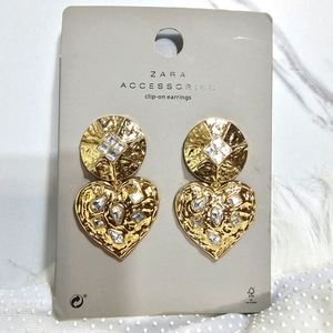Zara Clip-on Earrings - Gold